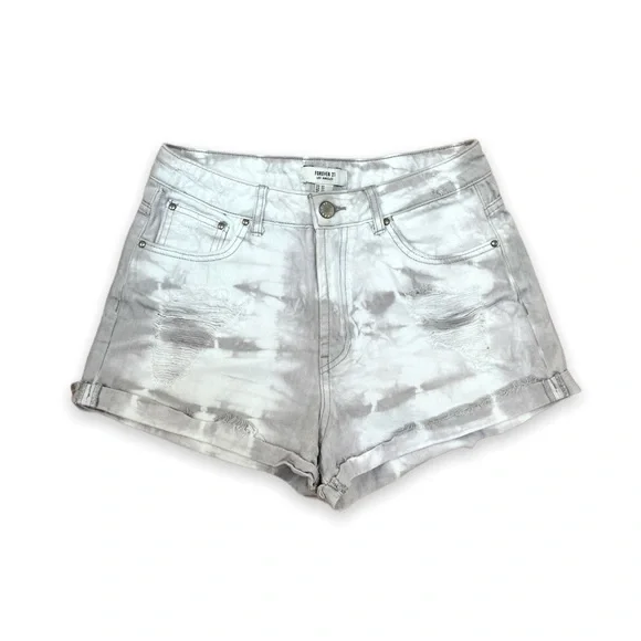 Forever 21 Shorts Denim Tie Dye Shorts Poshmark